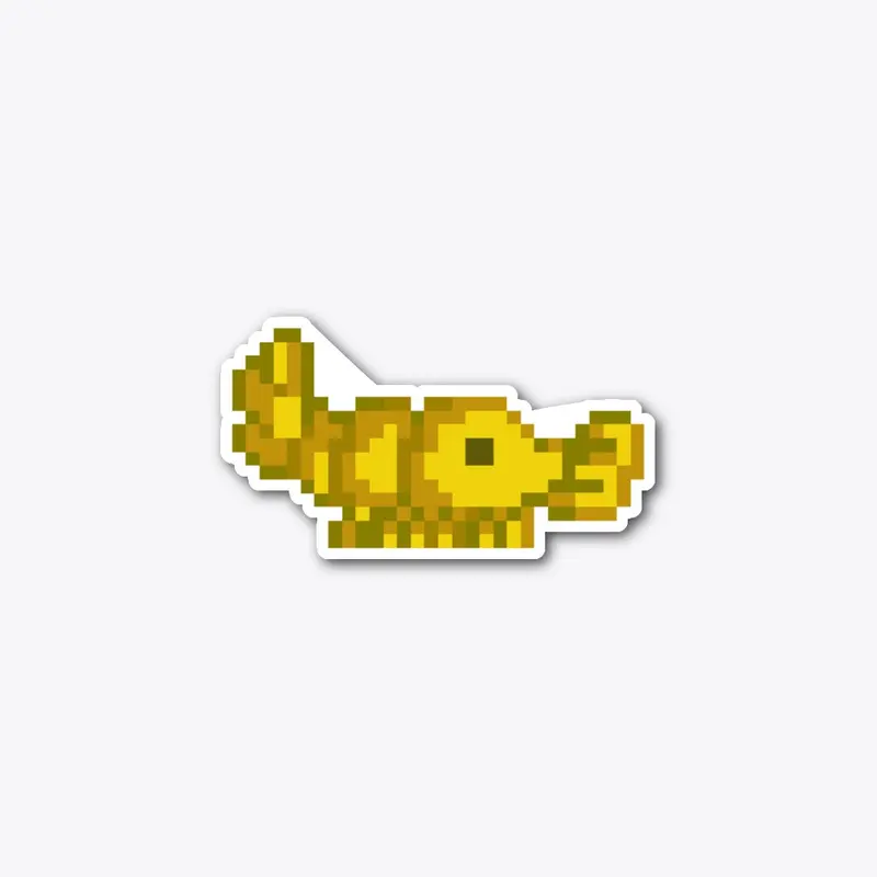 Lil Shrimp Sticker (Yellow)