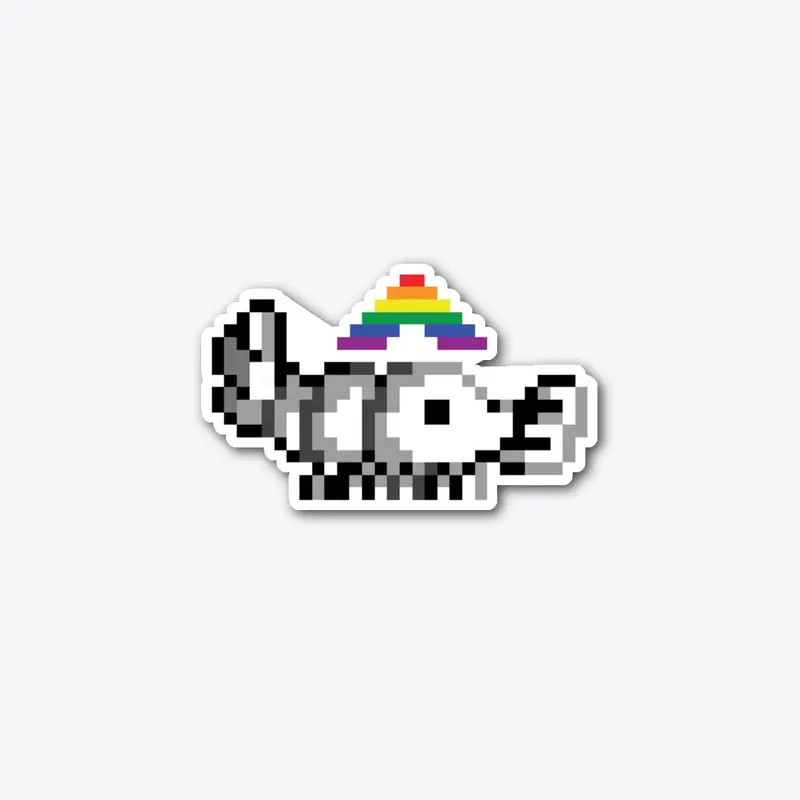 Lil Pixel Shrimp (Straight Ally Pride)