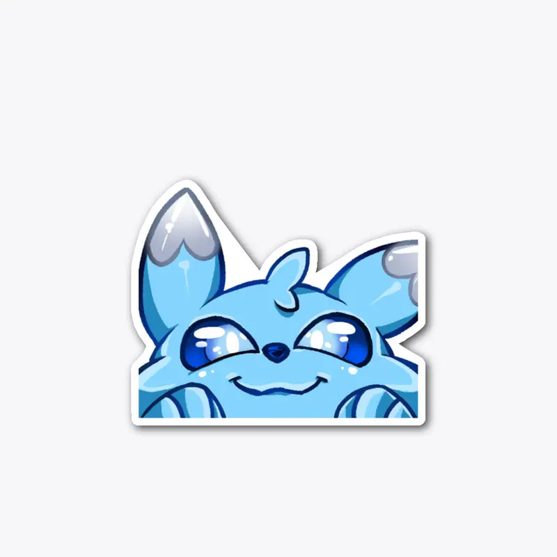 Lurking Mikablu Emote Sticker