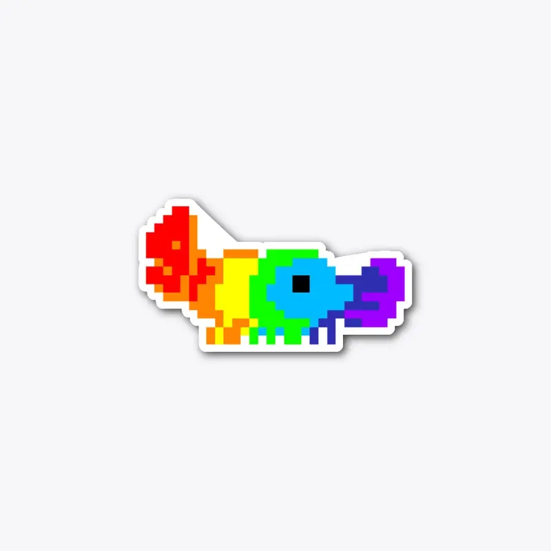 Lil Shrimp Sticker (Pride)
